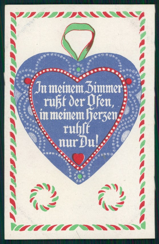 Proverbi Proverbs Spruch Herzen mit Sprüche serie 247 postcard TC3564 – fronte