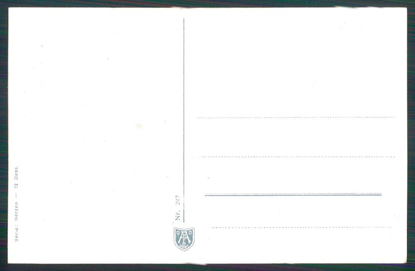 Proverbi Proverbs Spruch Herzen mit Sprüche serie 247 postcard TC3564 – retro