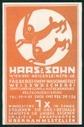 Advertising Haas e Sohn Rabbit Wien postcard TC3571 – fronte