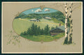 Pentecoste Pfingsten Spring Landscape Relief postcard TC3606 – fronte
