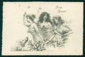 Artist Signed Kratki Viennoise Lady Maialino Pig serie 1097 postcard TC3623 – fronte