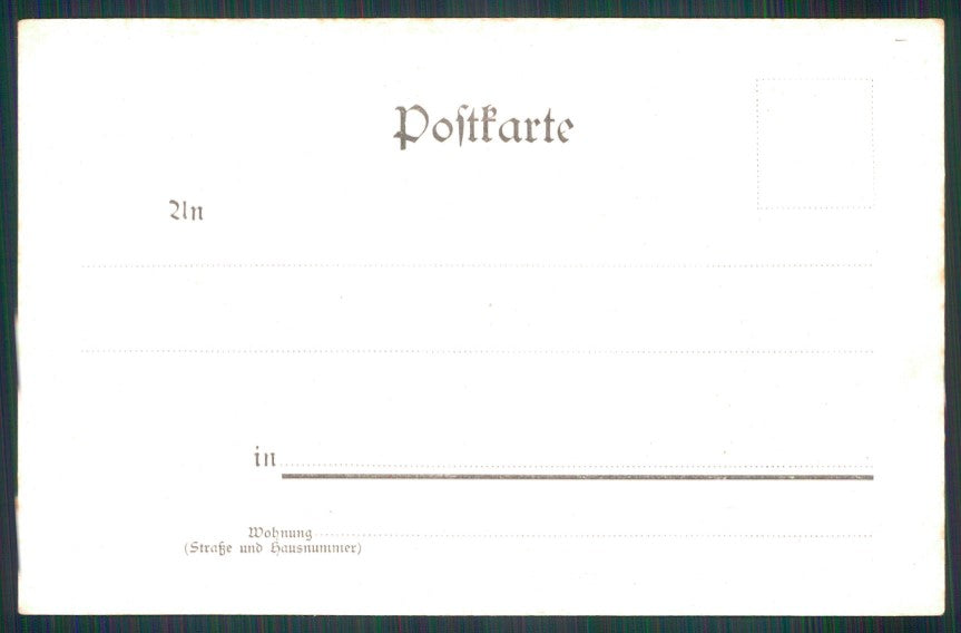 Gruss Music Sheet Rabbit Partitur Kaninchen postcard TC3673 – retro