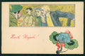Happy New Year Men Drinking Beer postcard TC3689 – fronte