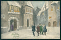 Happy New Year Winter Music Band serie 5263 postcard TC3732 – fronte
