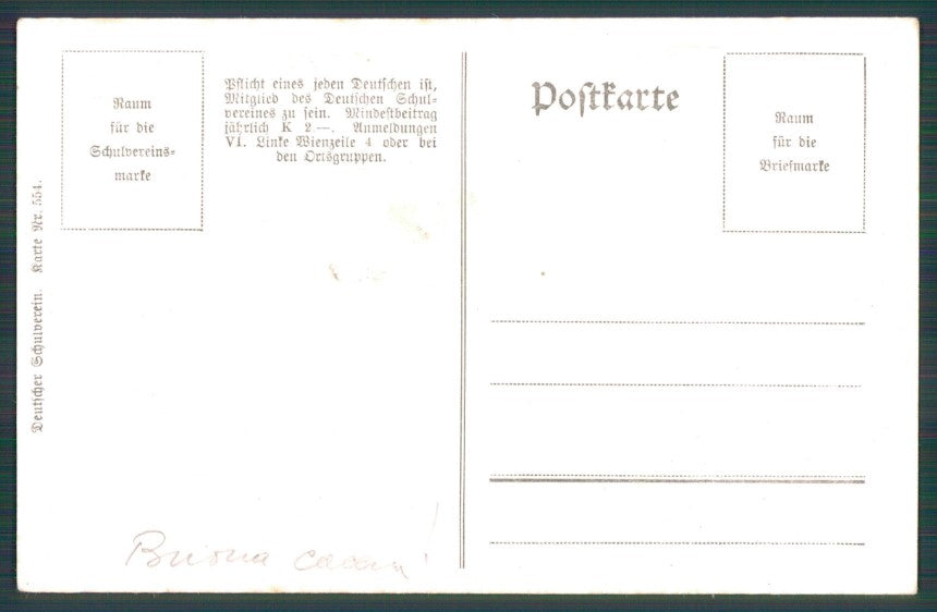 Artist Signed Deer Hunt Meidmannsheil postcard TC3738 – retro