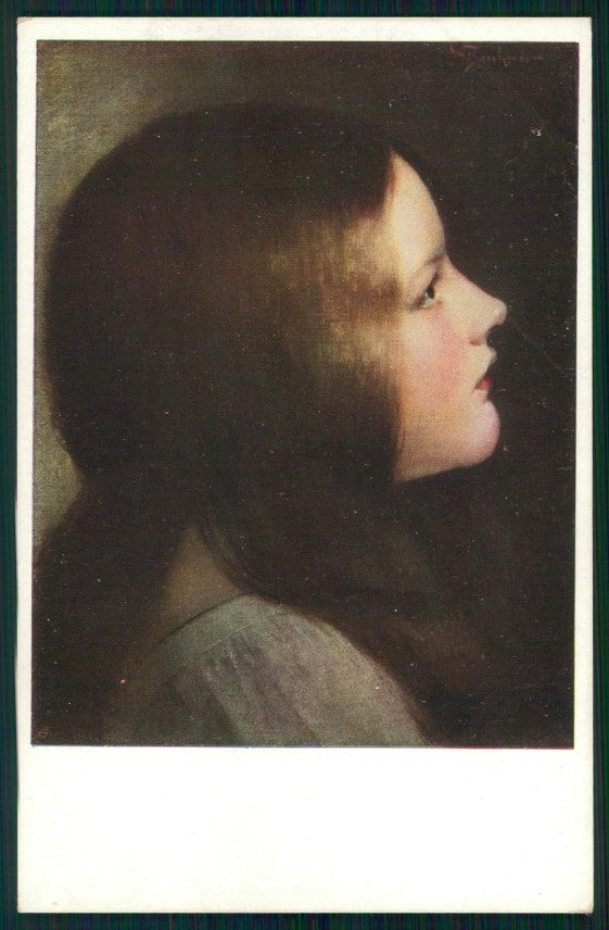 Viennoise Lady M M Vienne serie 707 postcard TC3779 – fronte