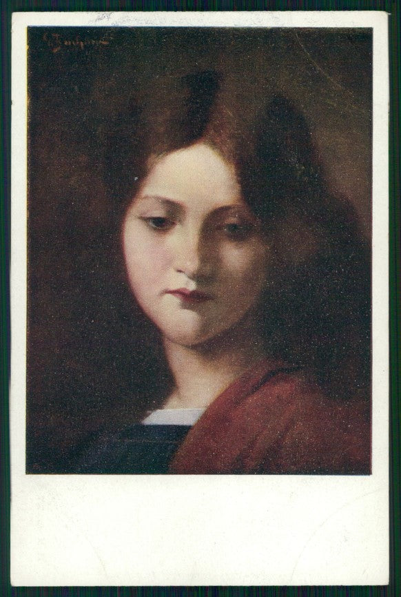 Viennoise Lady M M Vienne serie 707 postcard TC3780 – fronte