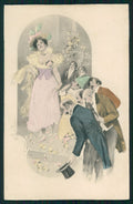 Viennoise Rossler Glamour Fashion Lady Tuck serie 315 postcard TC3787 – fronte