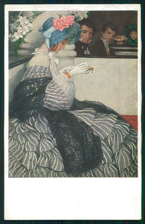 Ethel Franklin Betts Glamour Fashion Lady M M Vienne serie 378 postcard TC3799 – fronte