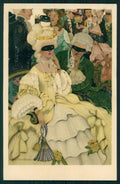 Ethel Franklin Betts Glamour Fashion Lady M M Vienne serie 290 postcard TC3803 – fronte