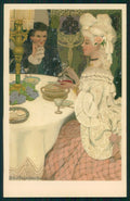 Ethel Franklin Betts Glamour Fashion Lady M M Vienne serie 290 postcard TC3804 – fronte