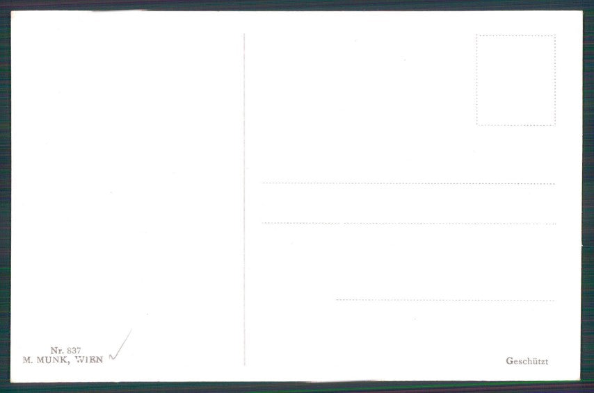 Viennoise Clarence Underwood Couple M M Vienne serie 837 postcard TC3810 – retro