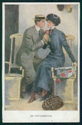 Viennoise Clarence Underwood Romantic Couple M M Vienne 834 postcard TC3817 – fronte