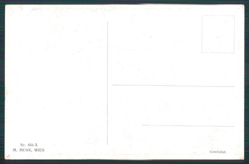 Viennoise Clarence Underwood Romantic Couple M M Vienne 834 postcard TC3817 – retro