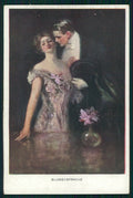 Viennoise Clarence Underwood Romantic Couple M M Vienne 742 postcard TC3821 – fronte