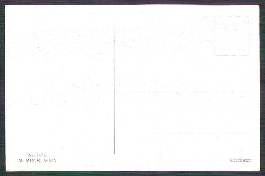 Viennoise Clarence Underwood Romantic Couple M M Vienne 742 postcard TC3822 – retro