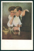 Viennoise Clarence Underwood Romantic Couple M M Vienne 833 postcard TC3824 – fronte