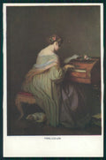 Viennoise Glamour Fashion Lady M M Vienne serie 1088 postcard TC3834 – fronte