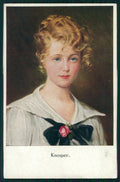 Viennoise Glamour Fashion Lady M M Vienne serie 1190 postcard TC3837 – fronte