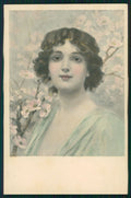 Viennoise Glamour Fashion Lady M M Vienne serie 271 postcard TC3838 – fronte