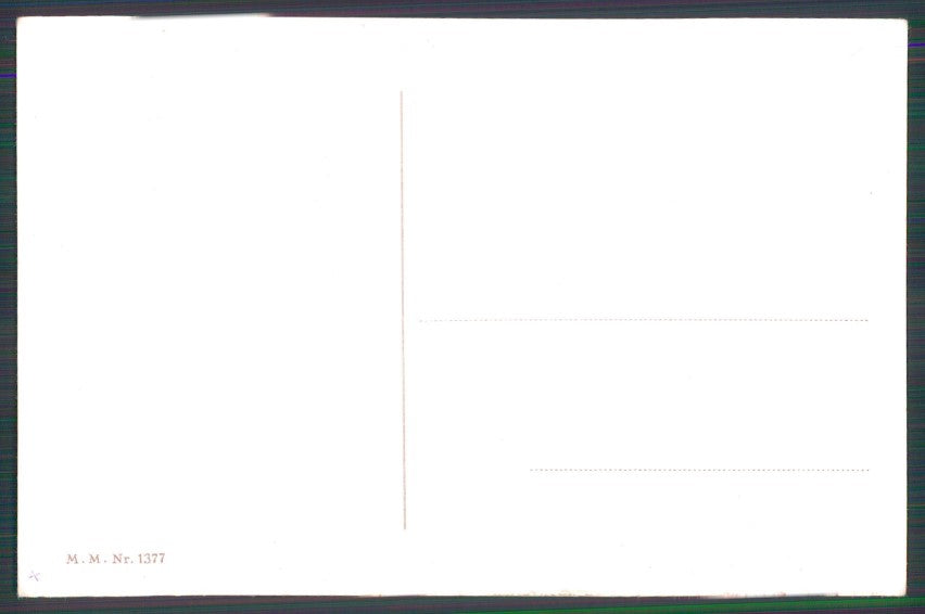 Viennoise H. Ruker Lott Romantic Couple M M Vienne serie 1377 postcard TC3845 – retro