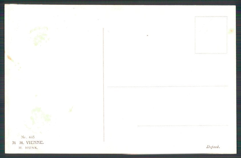 Viennoise Christmas Children M M Vienne serie 465 ABRADED postcard TC3862 – retro