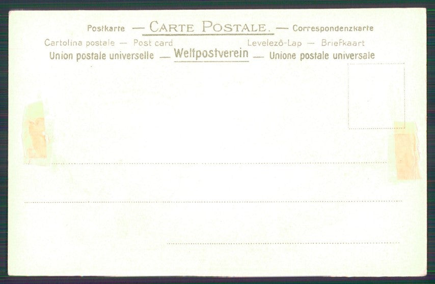 Viennoise Art Nouveau Mythology ABRADED postcard TC3874 – retro