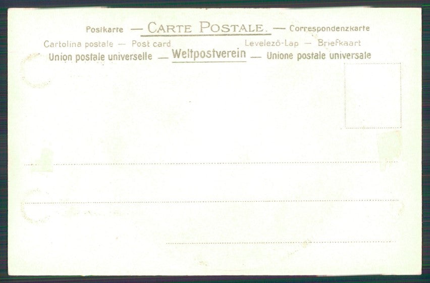 Viennoise Art Nouveau Mythology ABRADED postcard TC3875 – retro