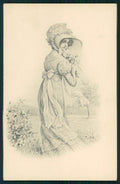 Viennoise Glamour Fashion Lady postcard TC3894 – fronte