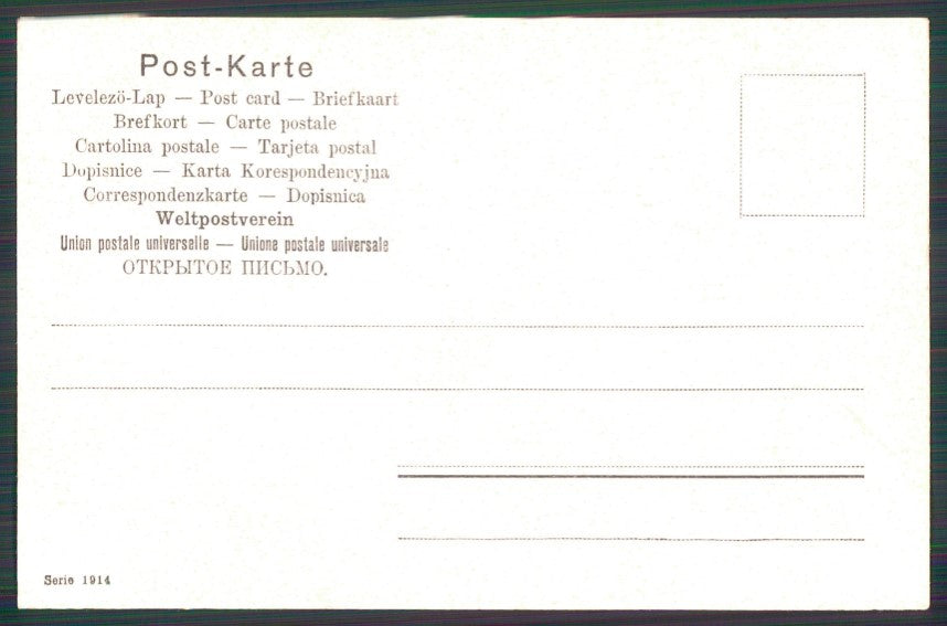Viennoise Glamour Fashion Lady Pig Luck serie 1914 postcard TC3896 – retro