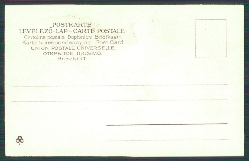 Artist Signed Viennoise R R Pierrot Lady Couple postcard TC3909 – retro