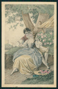 Artist Signed Viennoise Kratki Romantic Couple serie 250 postcard TC3925 – fronte