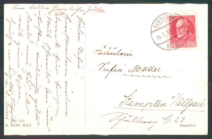 Artist Signed Viennoise S. B. Pearse Children M M Vienne 713 postcard TC3953 – retro