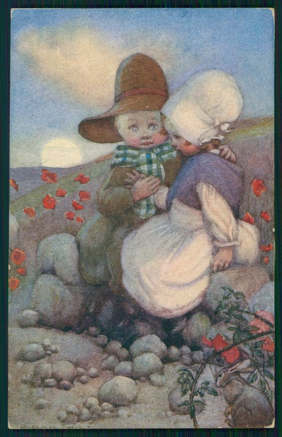 Artist Signed Viennoise S. B. Pearse Children M M Vienne 563 postcard TC3963 – fronte