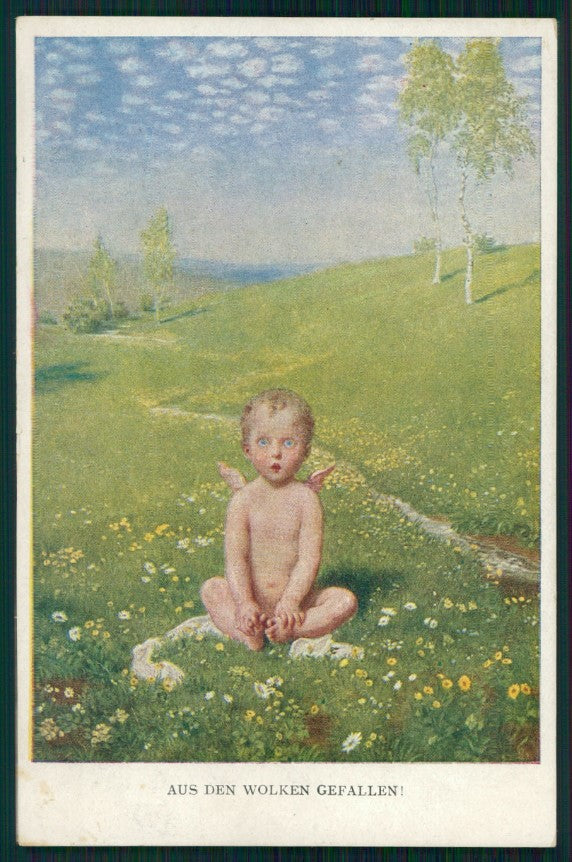 Viennoise Angel M M Vienne 1162 postcard TC3968 – fronte