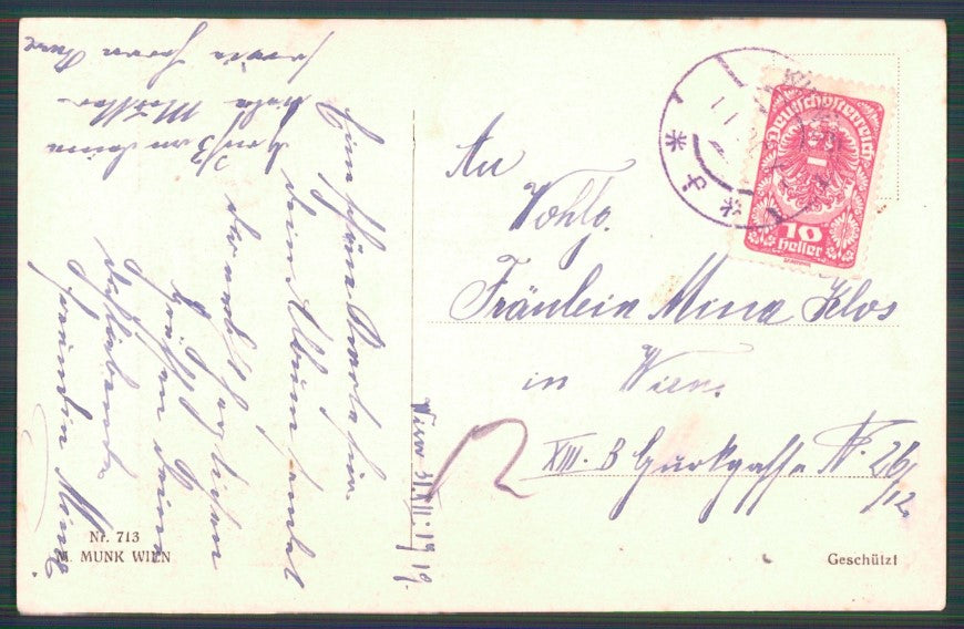 Artist Signed Viennoise S. B. Pearse Children M M Vienne 713 postcard TC3969 – retro