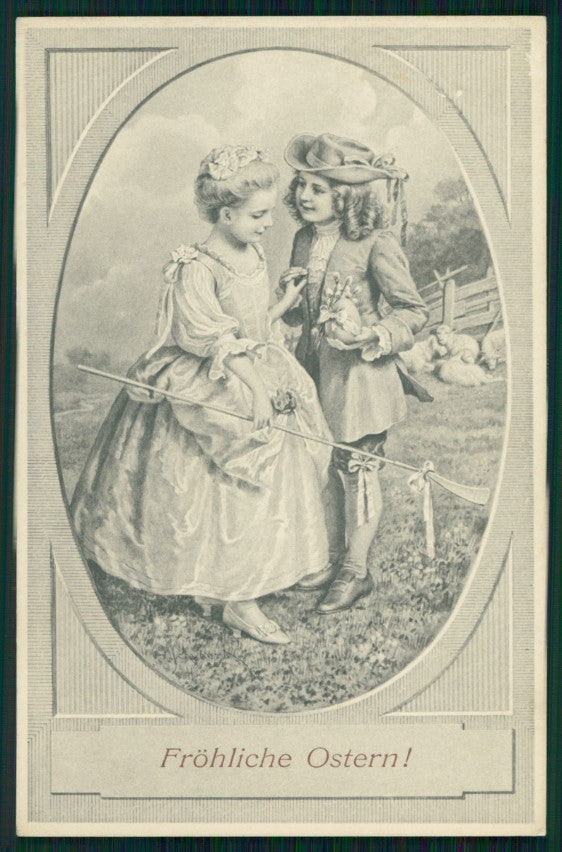 Viennoise Easter Children M M Vienne 746 postcard TC3973 – fronte