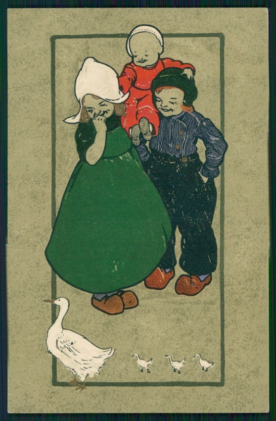 Viennoise Dutch Children M M Vienne 139 postcard TC3975 – fronte