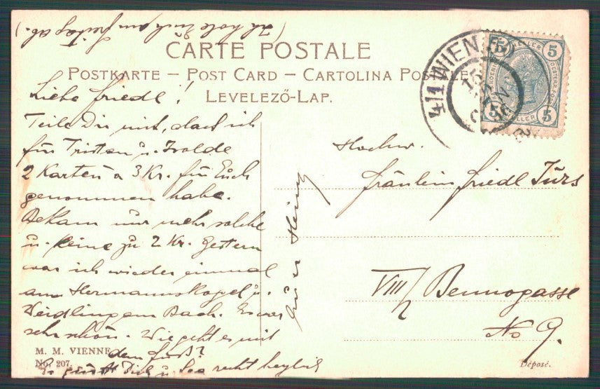 Viennoise Dutch Children M M Vienne 207 postcard TC3980 – retro