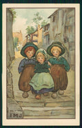 Viennoise I M J Dutch Children M M Vienne 737 postcard TC3981 – fronte