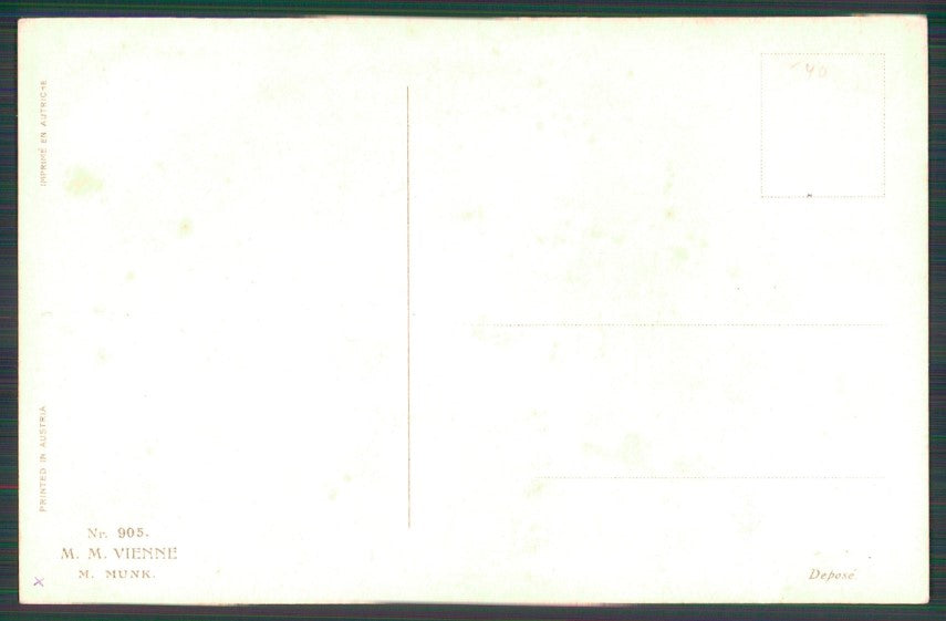 Artist Signed Viennoise Ray ? Child M M Vienne 906 postcard TC3985 – retro