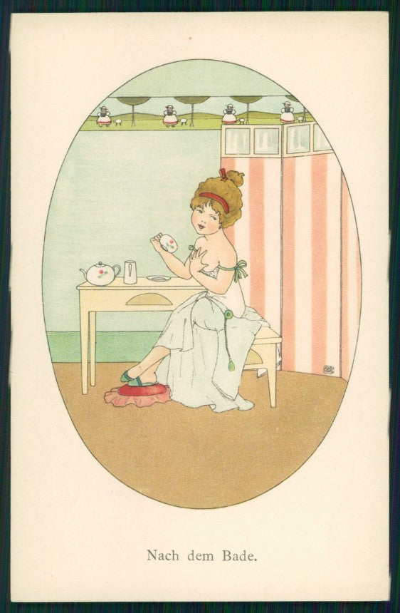 Artist Signed Viennoise Ray ? Child M M Vienne 907 postcard TC3986 – fronte