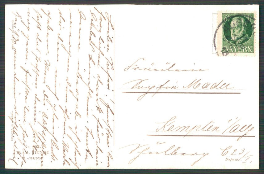 Artist Signed Viennoise Ray ? Child M M Vienne 908 postcard TC3987 – retro