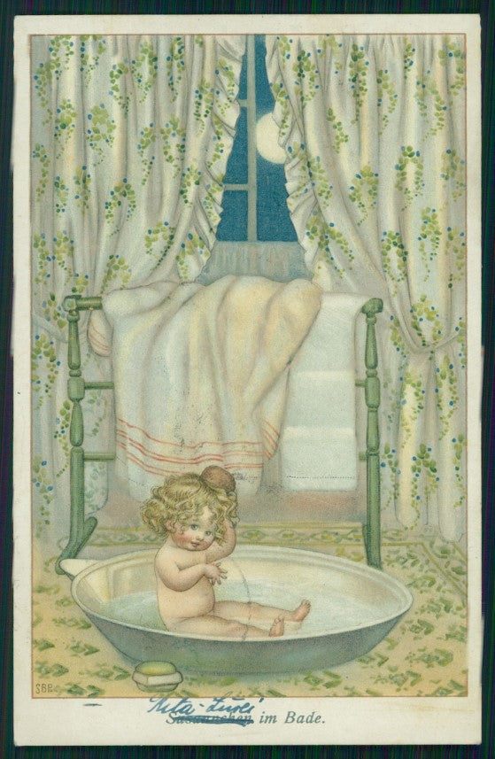 Artist Signed Viennoise S. B. Pearse Child M M Vienne 998 postcard TC3988 – fronte