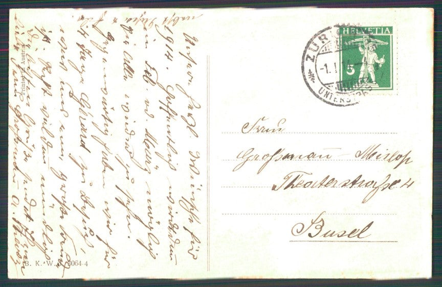 Artist Signed Viennoise Feiertag Children B K W I 3064 postcard TC4022 – retro