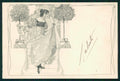 Viennoise Art Nouveau Lady M M Vienne postcard TC4027 – fronte