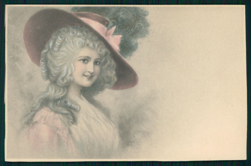 Viennoise Glamour Fashion Lady M M Vienne 112 postcard TC4040 – fronte