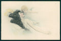 Viennoise Lady and Angel M M Vienne 155 postcard TC4050 – fronte