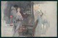 Artist Signed Viennoise Ch. Wilda Lady Pierrot M M Vienne 449 postcard TC4051 – fronte