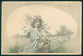 Artist Signed Viennoise Wichera Lady Collie Dog Easter M M Vienne 78 pc TC4055 – fronte